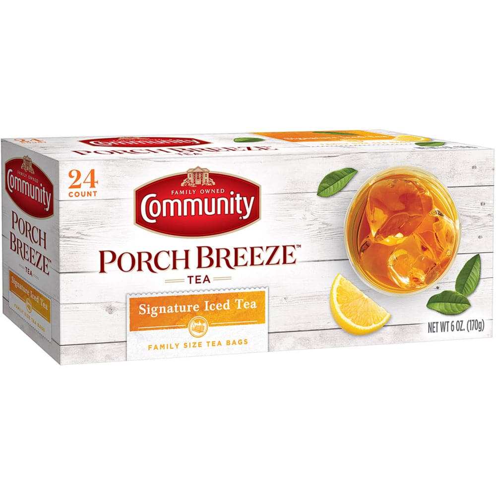 Community Coffee - Porch Breeze Signature Iced Tea Bags, 6 Oz