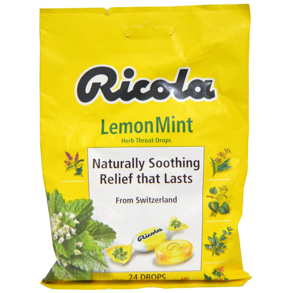 Ricola - Lemon Mint Herb Lozenges - 24ct