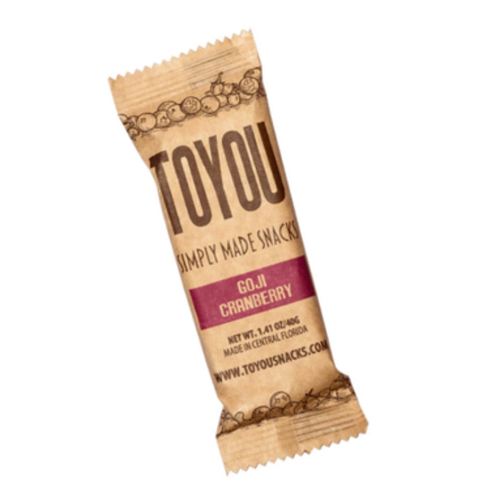 Toyou Snacks - Gluten Free Snack Bar Goji Cranberry