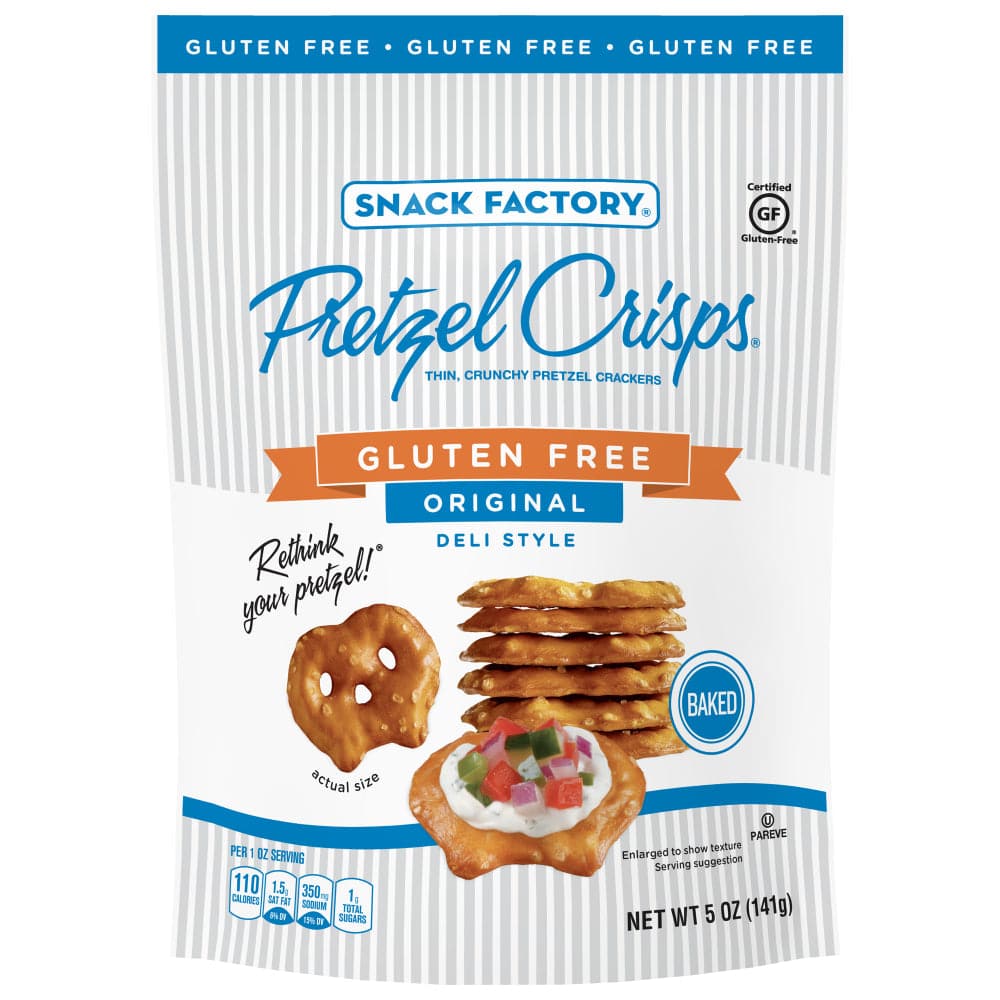 Snack Factory - Pretzel Crisps Gluten Free Original, 5 oz