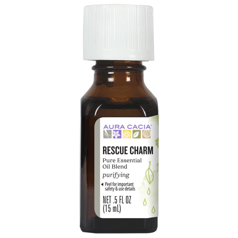 Aura Cacia - Essential Oil Blend Rescue Charm, .5 fl oz