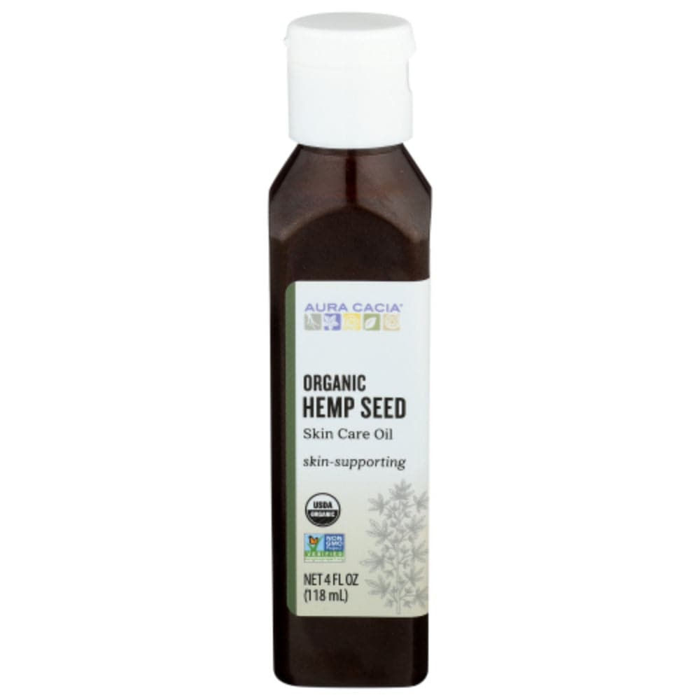 Aura Cacia - Organic Hemp Seed Oil, 4 fl oz