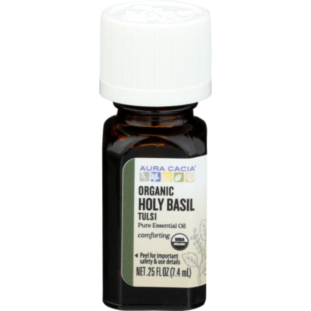 Aura Cacia - Organic Holy Basil Tulsi Essential Oil, .25 fl oz