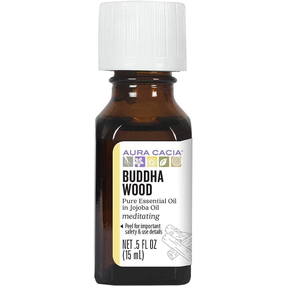 Aura Cacia - Buddha Wood in Jojoba Oil, .5 fl oz