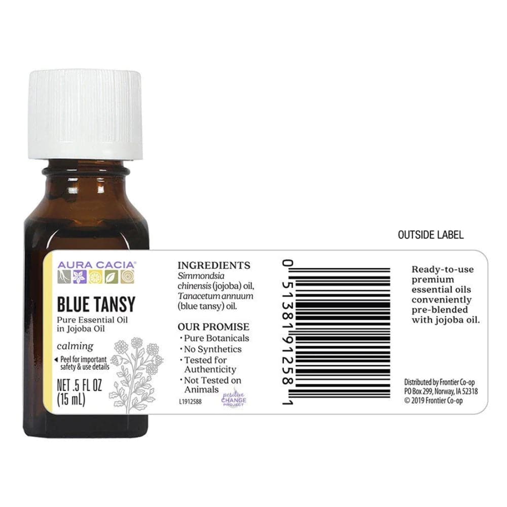 Aura Cacia - Precious Essentials Blue Tansy (In Jojoba), .5 fl oz