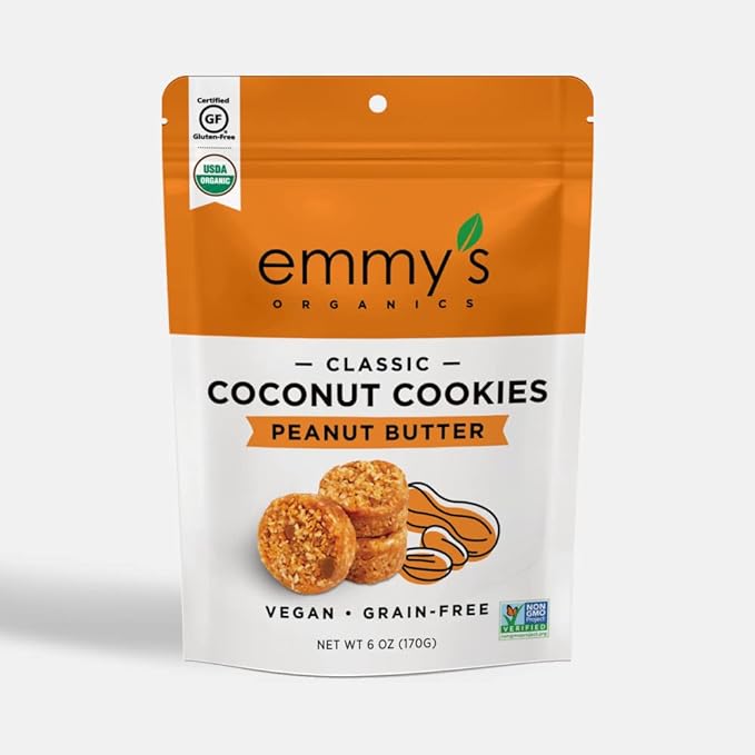 Emmy's Organics - Cookies Peanut Butter, 6oz