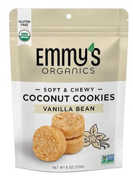 Emmy's Organics - Coconut Cookies Vanilla Bean, 6oz
