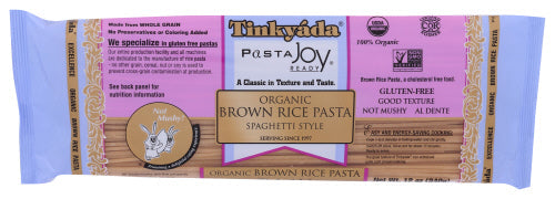 Tinkyada Pasta Brown Rice Spaghetti Org 12 Oz - Pack Of 1