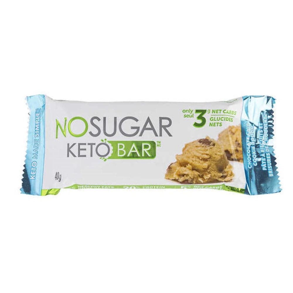 No Sugar Company - Keto Bar Chocolate Chip Cookie Dough - 40g