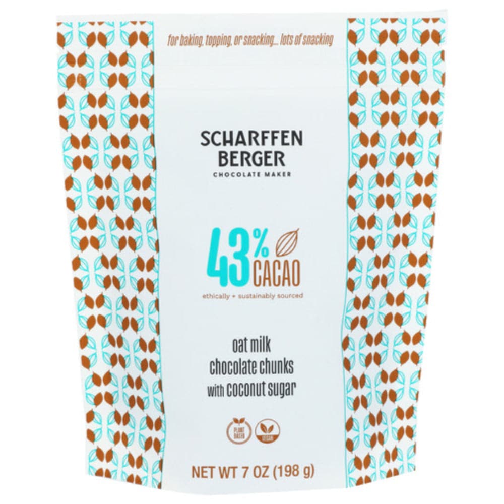 Scharffen Berger - 43% Cacao Oat Milk Chocolate Chunks With Coconut Sugar