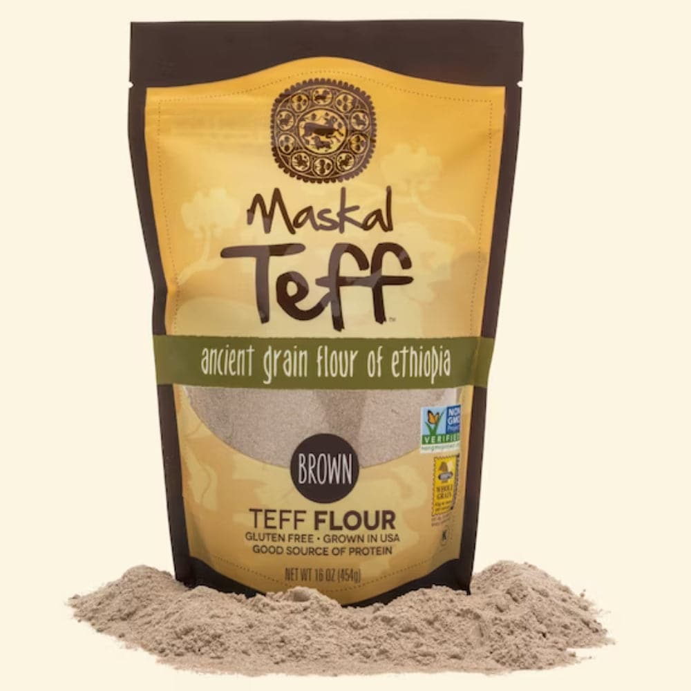 Maskal Teff - Brown Teff Flour, 16 oz