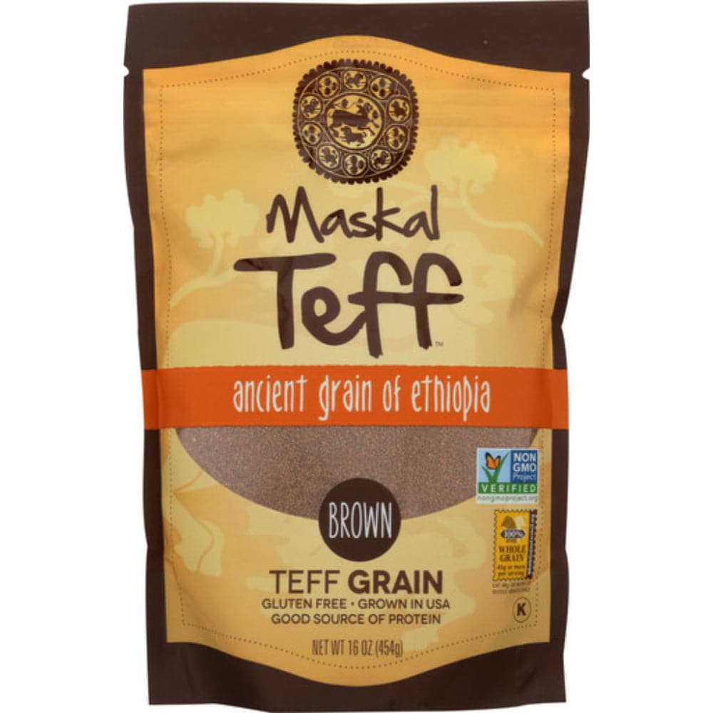 Maskal Teff - Brown Teff Grain, 16 oz