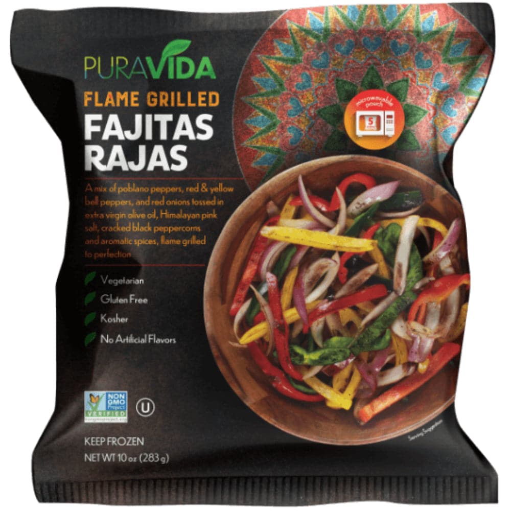 PuraVida - Fajitas Rajas Flame Grilled 10 OZ - (Pack of 9)