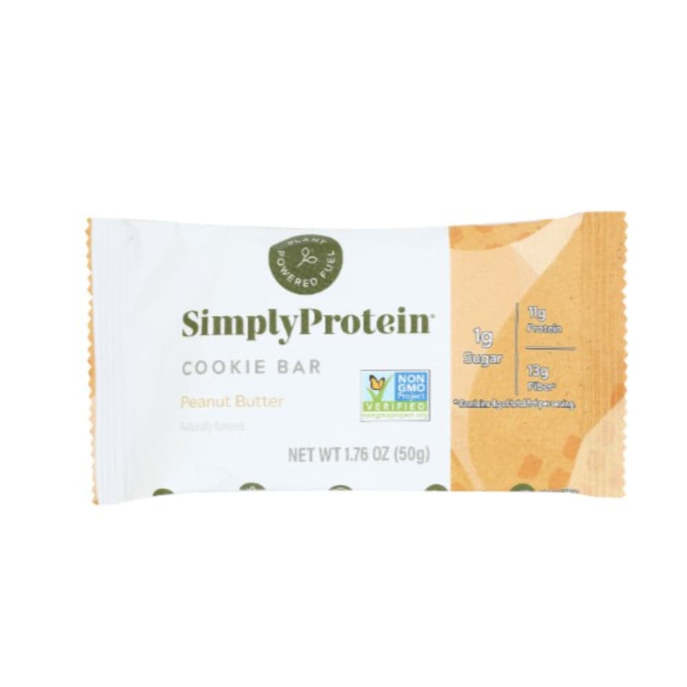 SimplyProtein - Plant Based Peanut Butter Cookie Bars, 1.76 oz