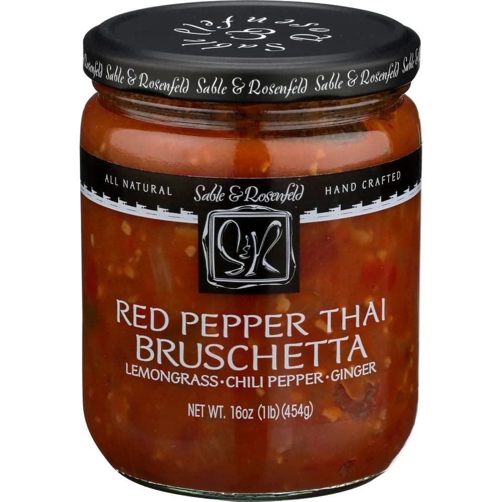 Sable & Rosenfeld - Red Pepper Thai Bruschetta