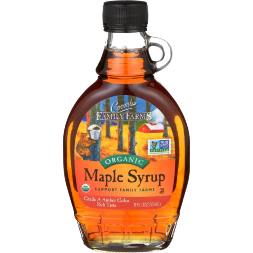 Coombs Family Farms - Organic Maple Syrup Grade A Amber Rich, 8 Floz