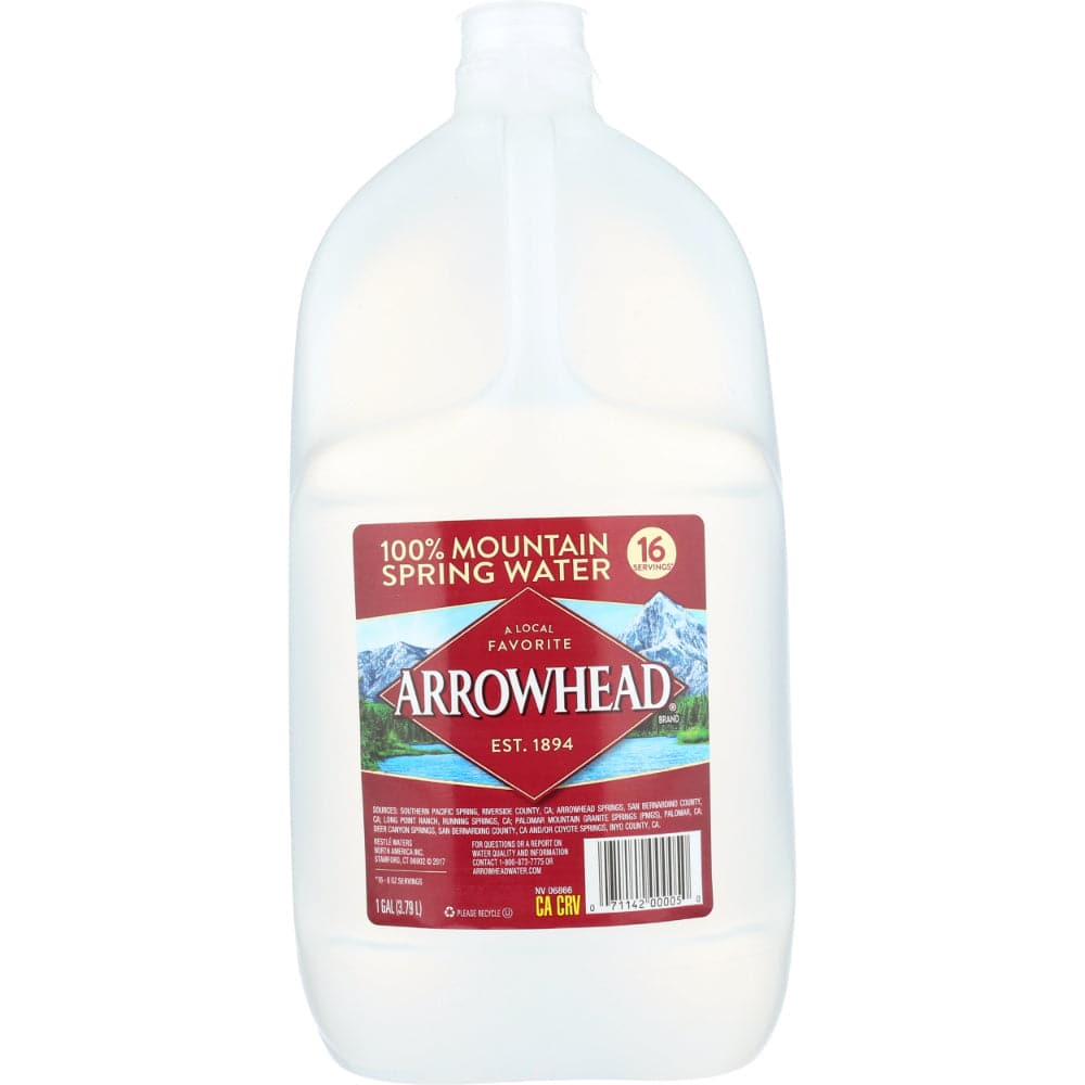 Arrowhead - 100% Mountain Spring Water, 3.79 L