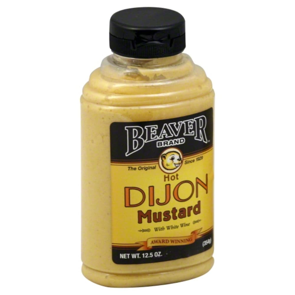 Beaver - Hot Dijon Mustard With White Wine, 12.5 oz