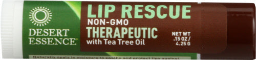 Desert Essence - Tea Tree Oil Lip Rescue, 0.15 Floz