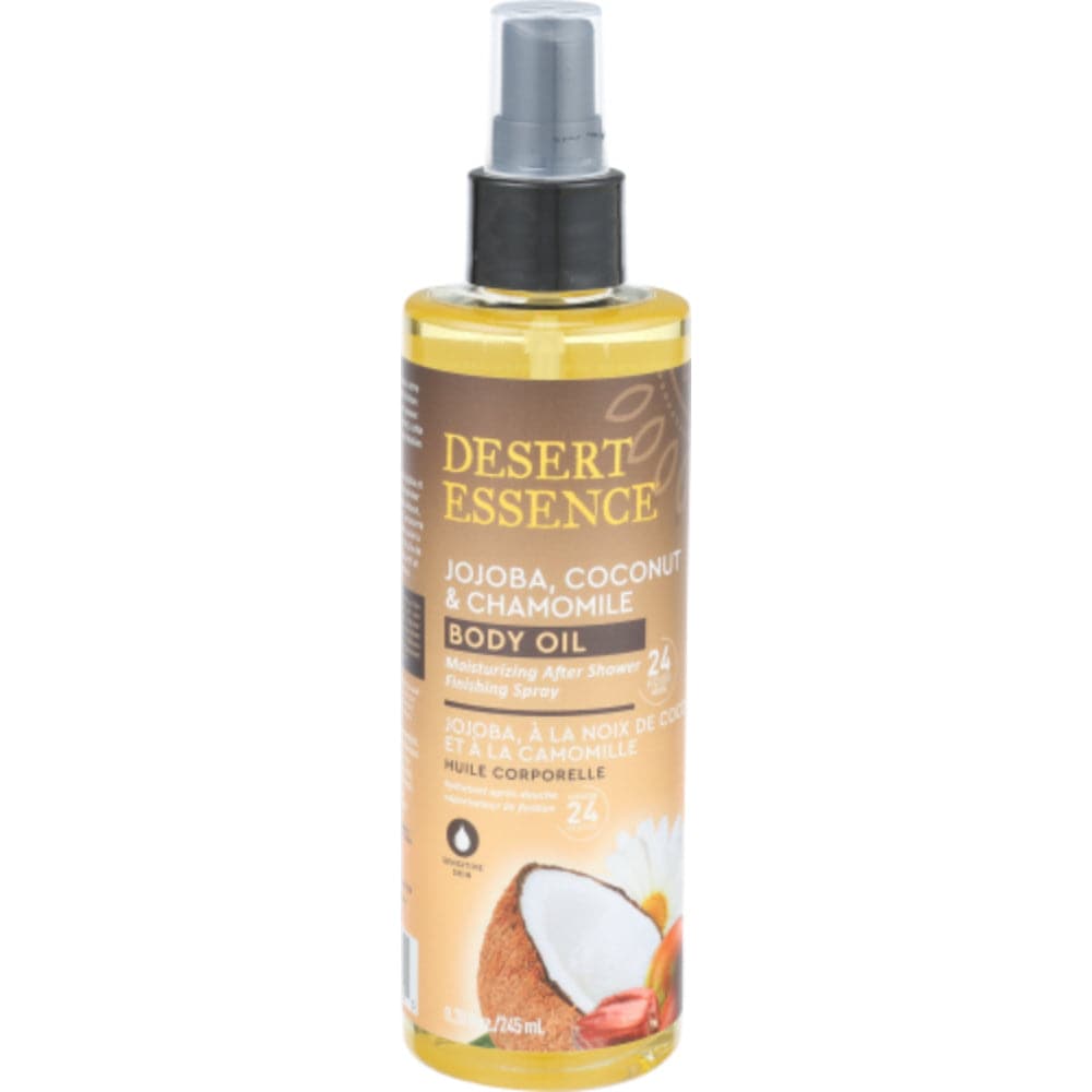 Desert Essence - Jojoba Coconut & Chamomile Body Oil Spray, 8.28 Floz