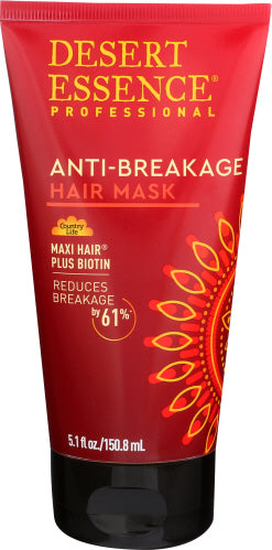 Desert Essence - Mask Hair Anti Breaking, 5.1 Floz (Pack of 3)