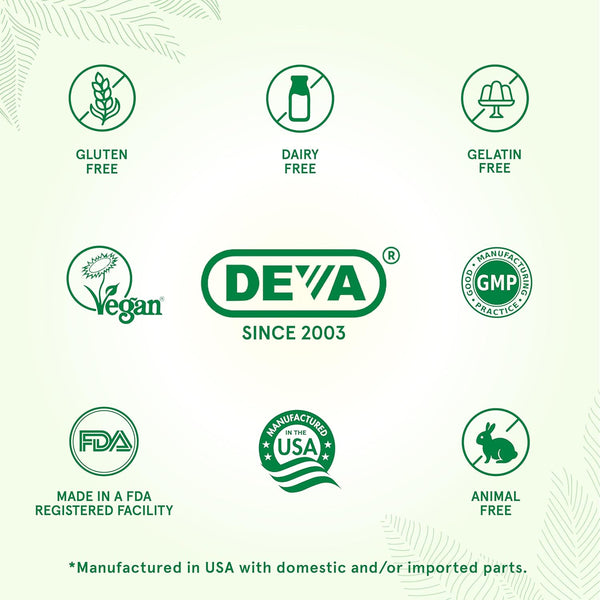 Deva - Vegan Probiotic with FOS Prebiotics