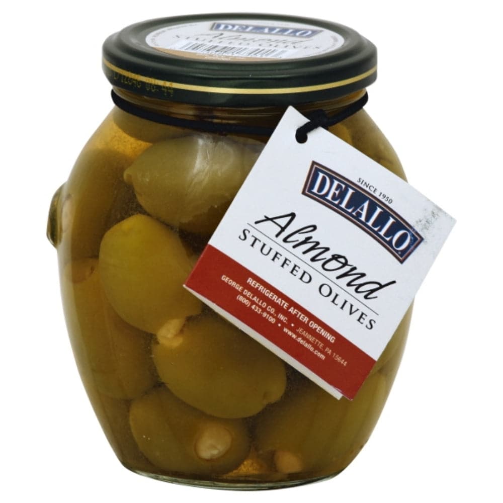 Delallo - Almond Stuffed Olives, 7 Oz