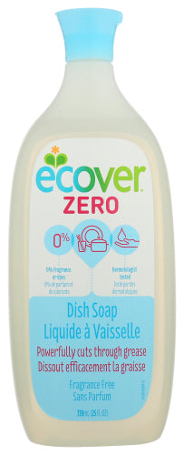 Ecover Dishwash Liquid Zero 25 Oz - Pack of 6