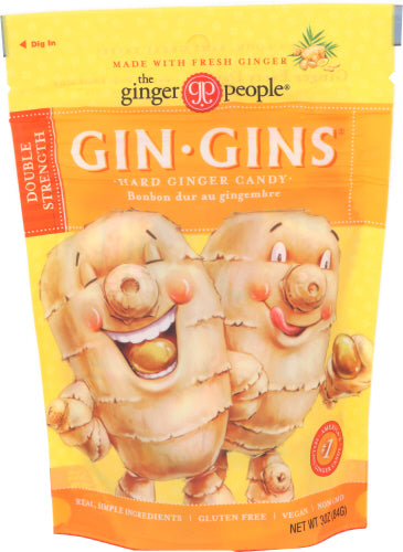 Ginger People - Ginger Candy Bag 3 Oz - Pack Of 12