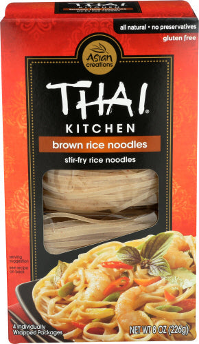 Thai Kitchen Noodle Rice Brown 8 Oz - Pack Of 6