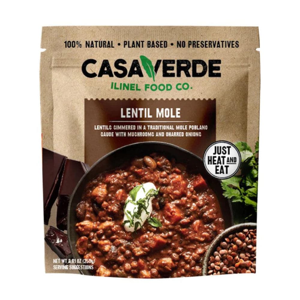 Casa Verde - Lentil Mole, 8.81 OZ (Pack of 6)