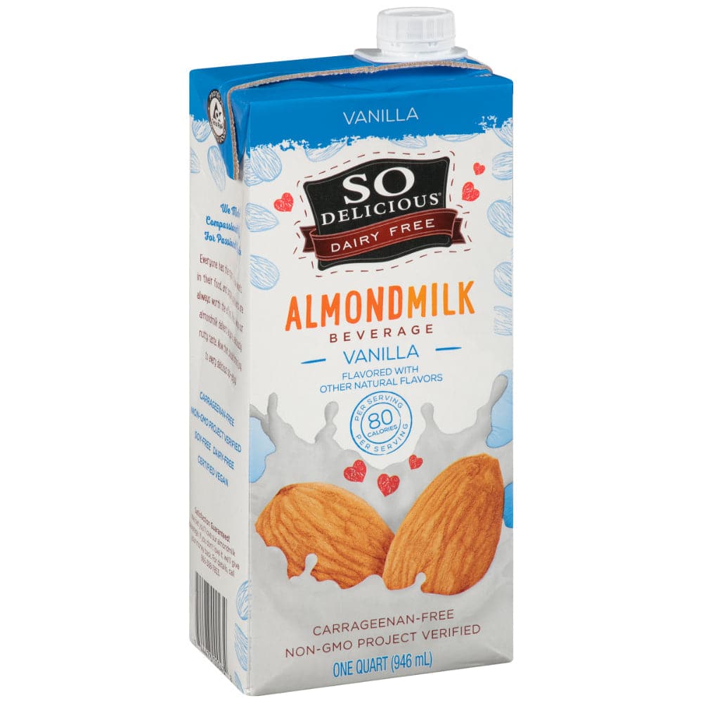 So Delicious - Dairy Free Almond Milk Vanilla, 946 ml