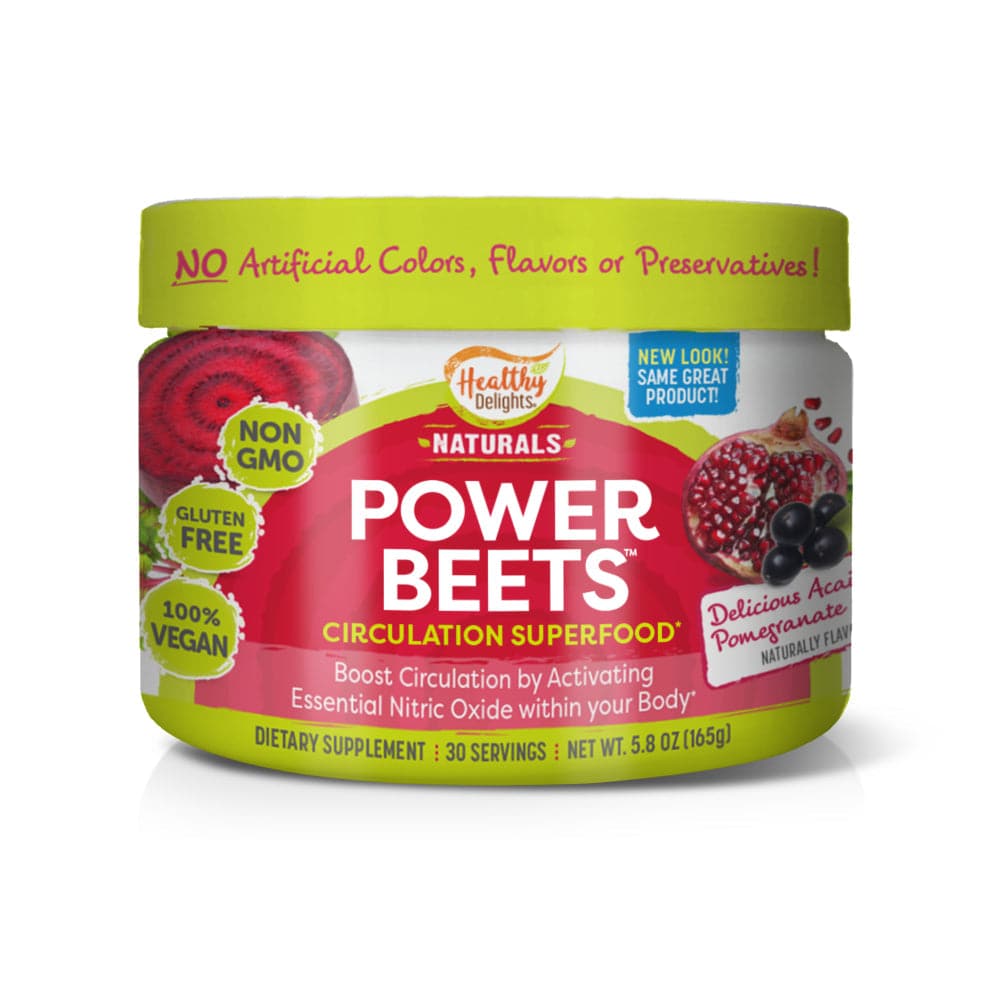 Healthy Delights - Organic Natural Power Beets, Acai Pomegranate