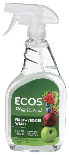 Ecos - Fruit & Veggie Wash, 22 oz - Pack of 6