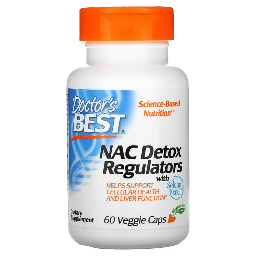 Doctor'S Best - Nac Detox Regulators With Seleno Excell, 60 Capsules