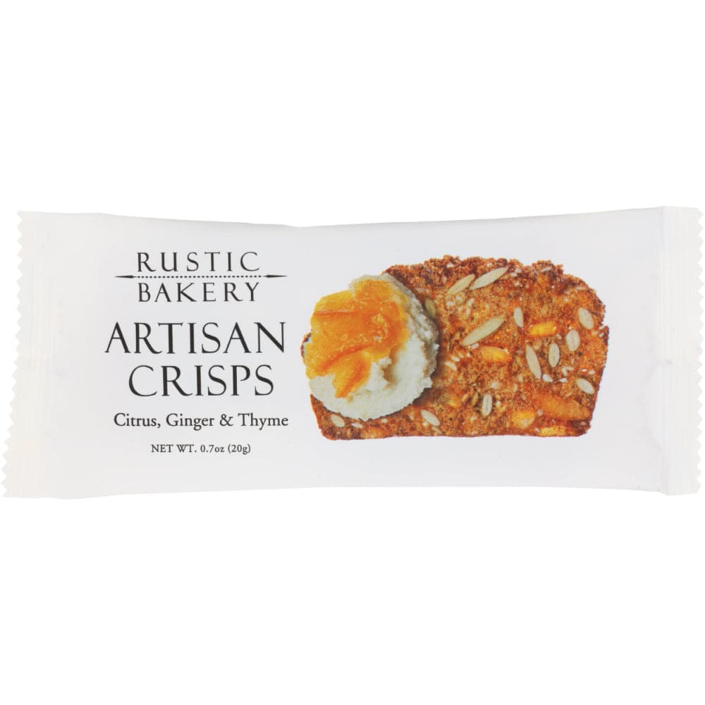 Rustic Bakery - Citrus, Ginger, & Thyme Artisan Crisps