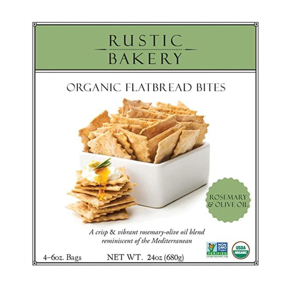 Rustic Bakery - Organic Rosemary and Olive Oil Flatbread