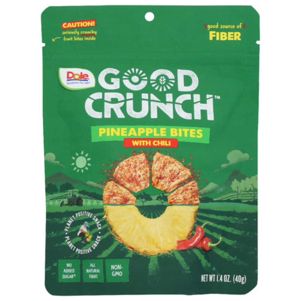 Dole - Good Crunch Pineapple With Chili Dried Fruit Bites, 1.4 Oz