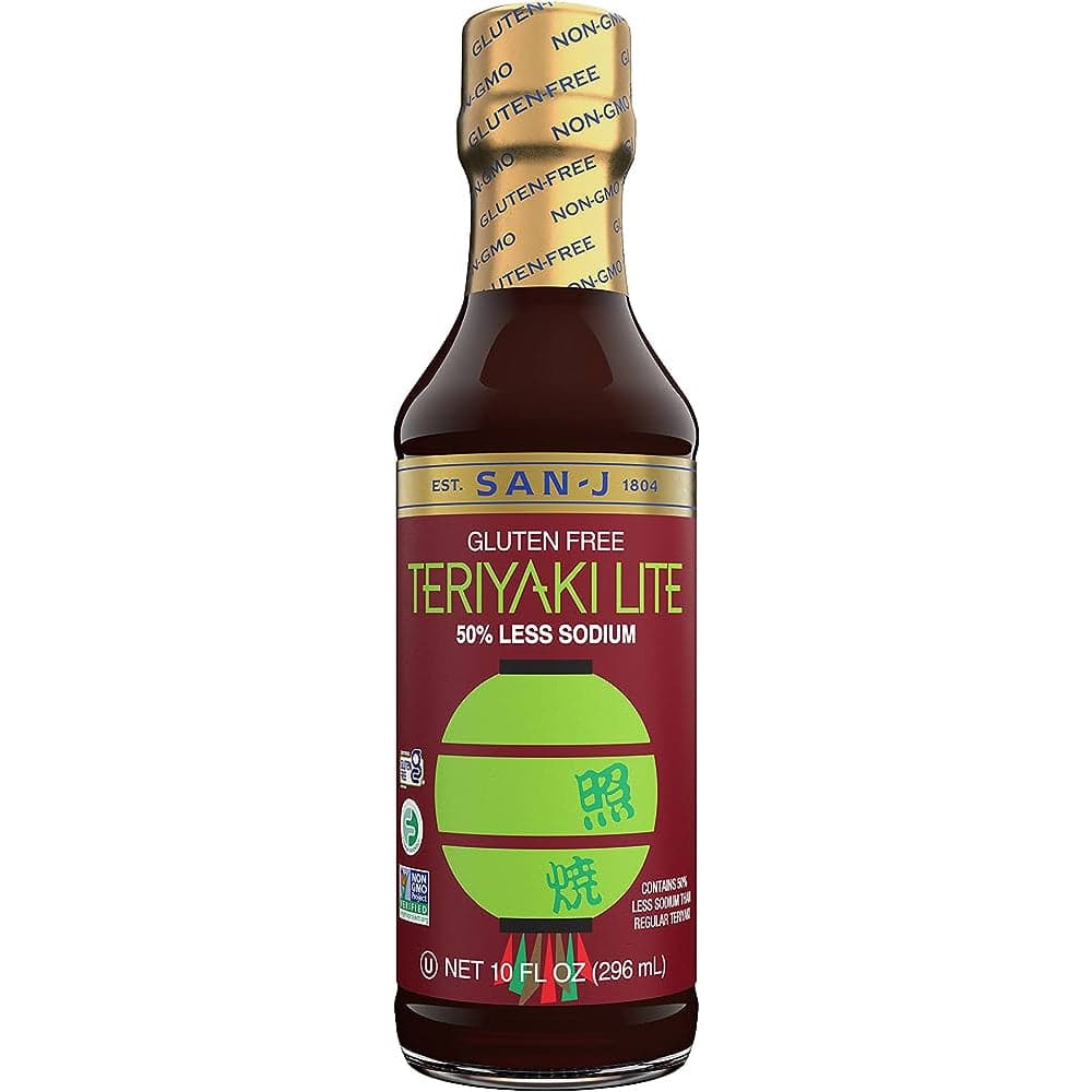 San-J - Gluten Free Teriyaki Lite Sauce 10 FO - (Pack of 6)