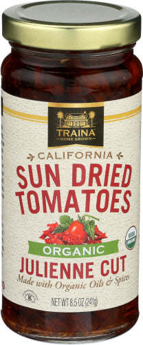 The Traina Sun-Dried Julienne Tomatoes in Oil 8.5 OZ - Pack of 12