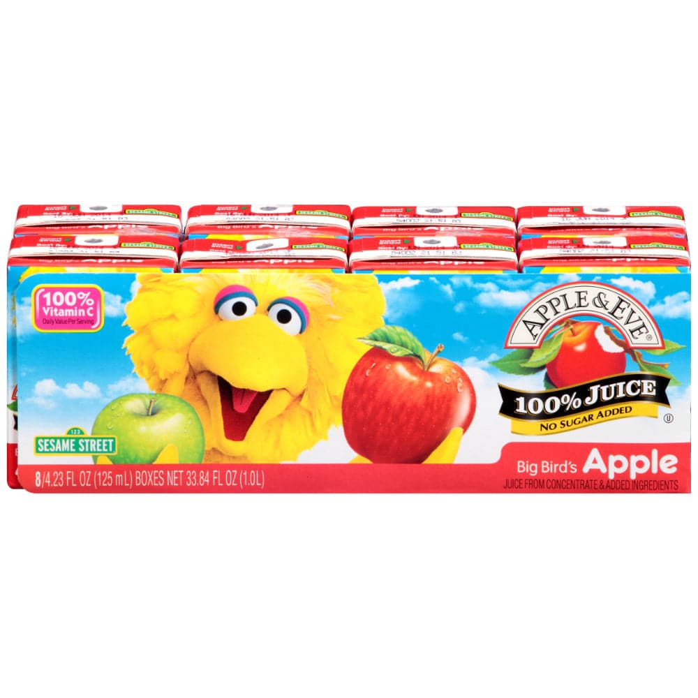 Apple & Eve - Sesame Street Big Bird's Apple Juice, 4.23 fl oz