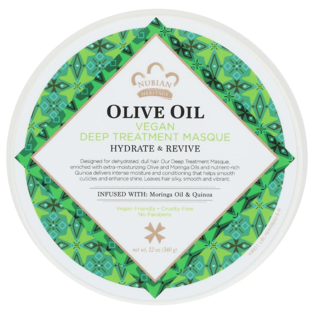 Nubian Heritage - Olive Oil Vegan Deep Treatment Masque - 12oz