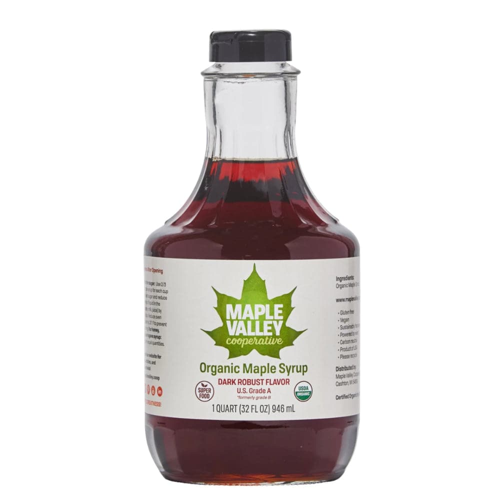 Maple Valley - Dark & Robust Maple Syrup, 32 fl oz