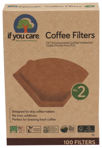 IF YOU CARE COFFEE - FILTER NO2 100 PC - Pack of 12