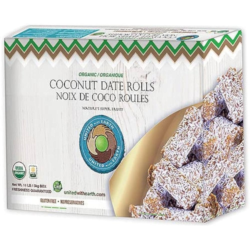 United With Earth - Organic Coconut Date Rolls