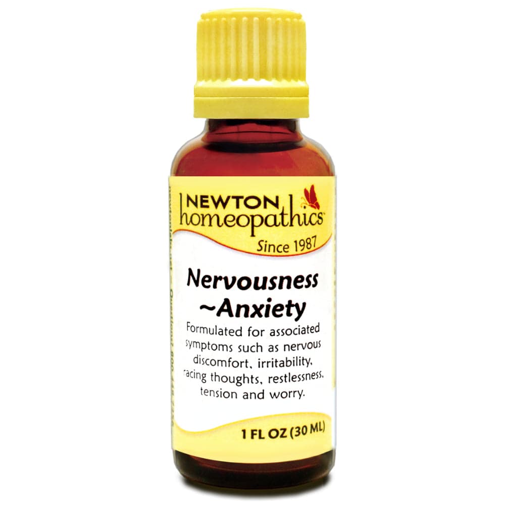 Newton Homeopathics - Nervousness Anxiety - 1oz