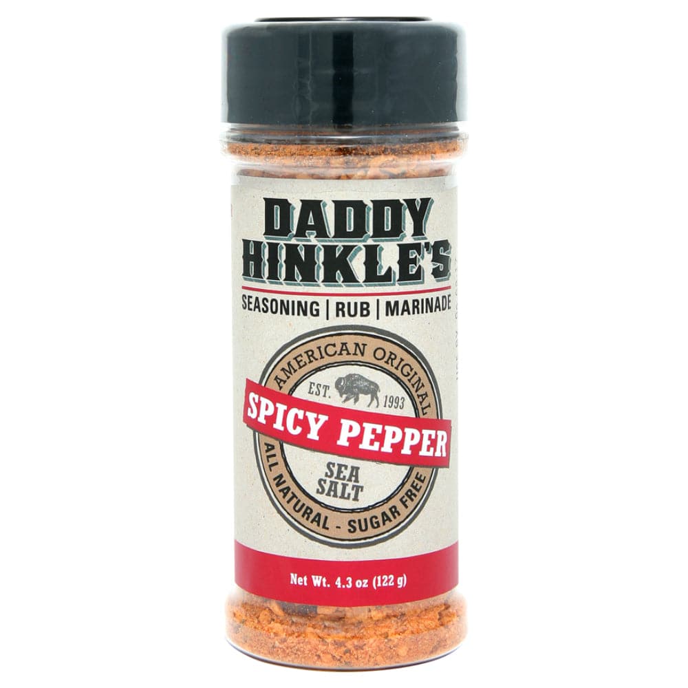 Daddy Hinkle - Sea Salt Spicy Pepper Seasoning, 4.3 Oz