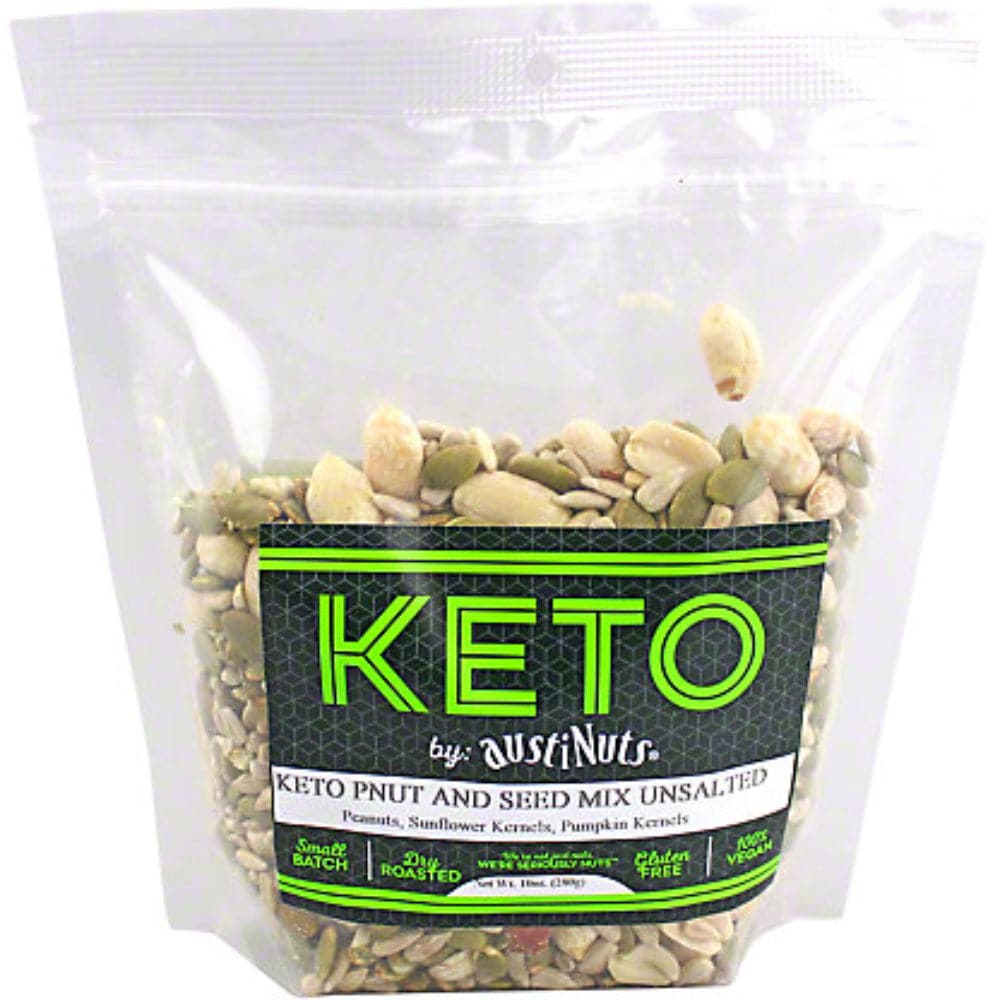 Austinuts - Keto Peanut And Seed Mix Unsalted, 10 oz