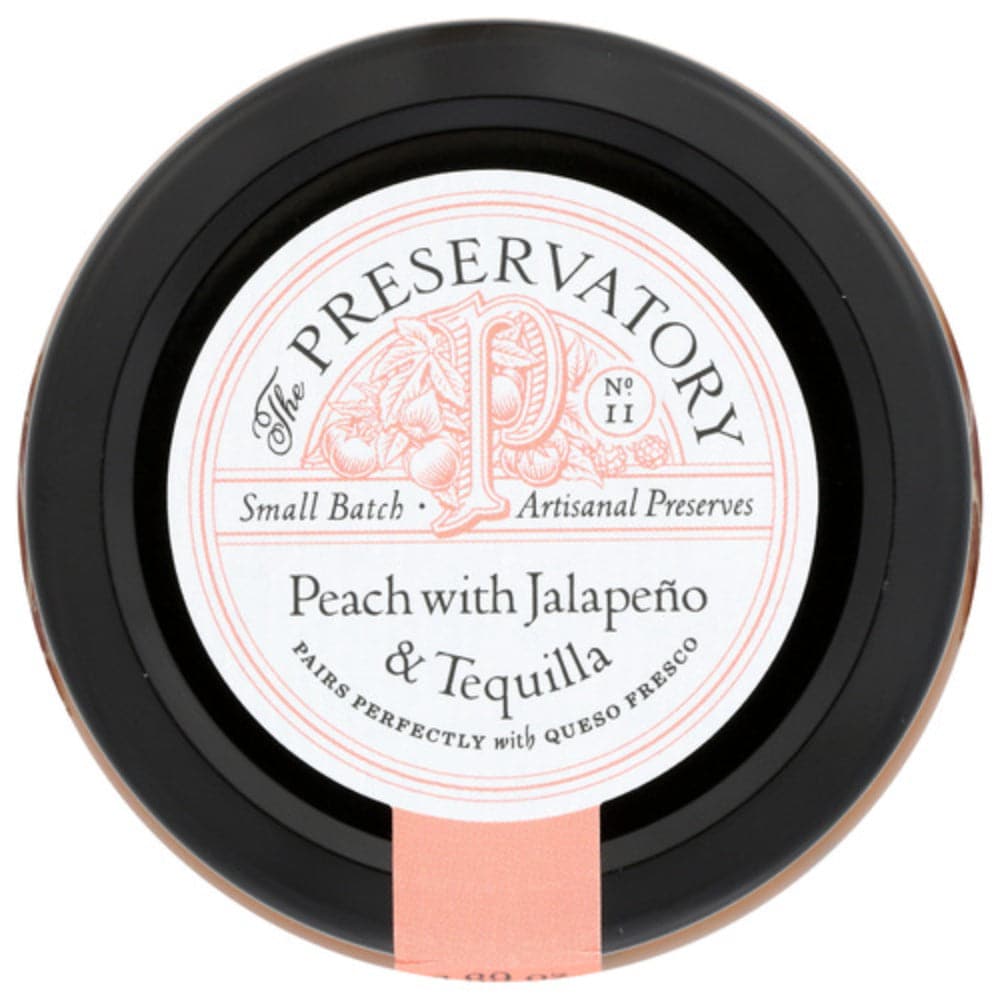 The Preservatory - Peach Jalapeno Tequila Preserves 3.89 OZ - (Pack of 12)