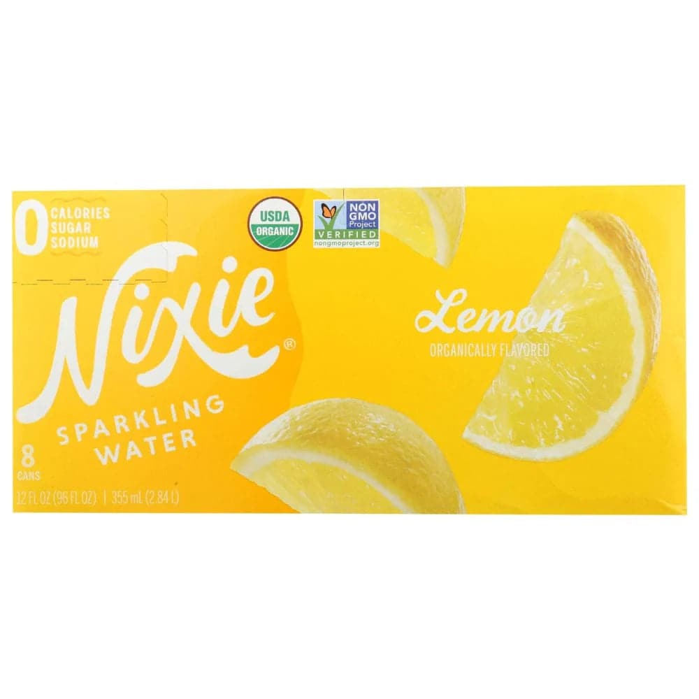 NIXIE - Lemon Sparkling Water, 8pk - 12floz